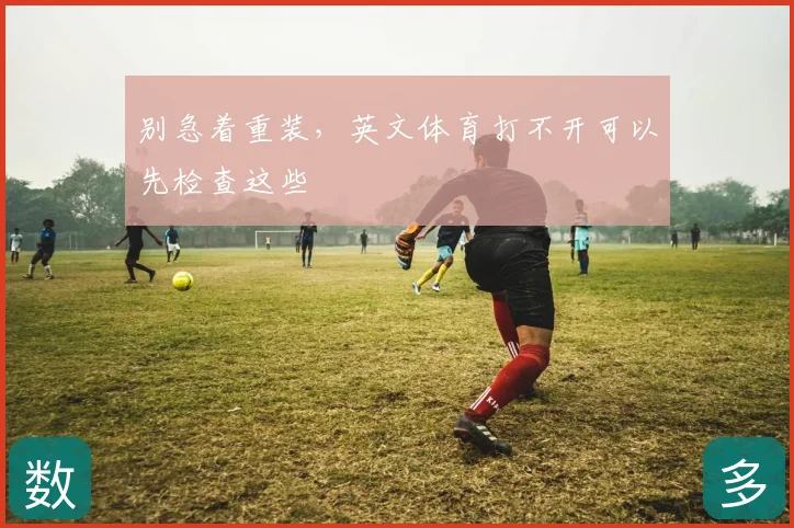 别急着重装,英文体育打不开可以先检查这些